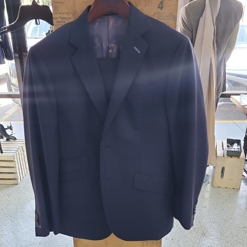 Bespoke Midnight Blue Suit Jacket